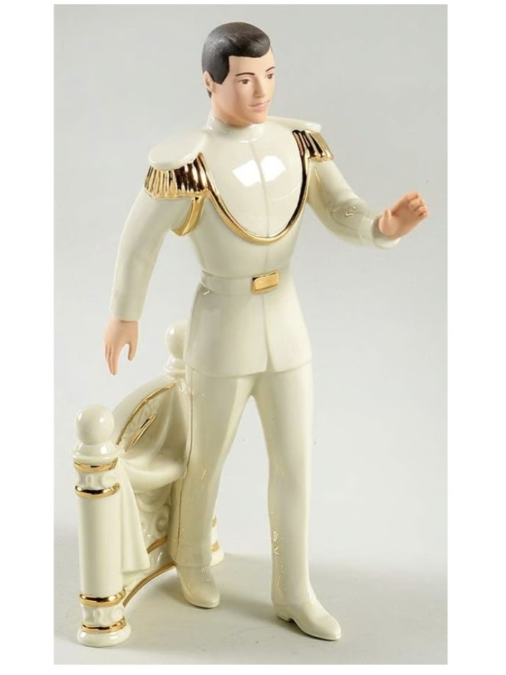 Ivory and Gold Lenox Prince Figurine - Decorative Home Accent